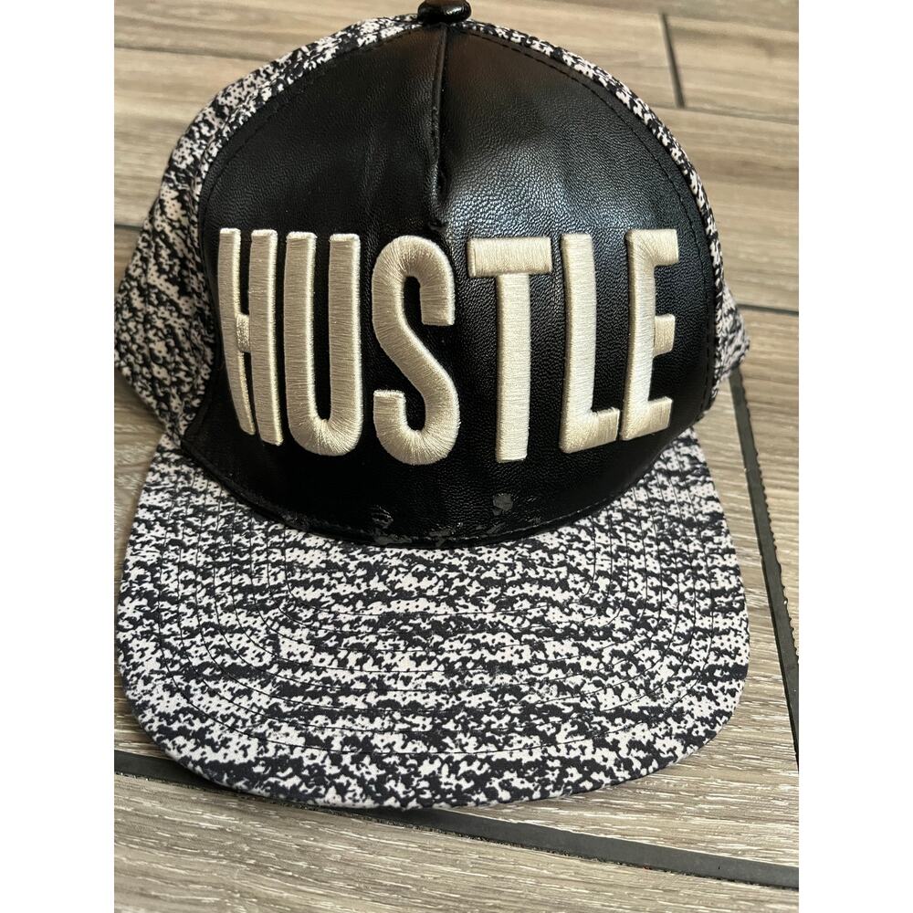 HUSTLE Snapback USA Vintage Hat Mens